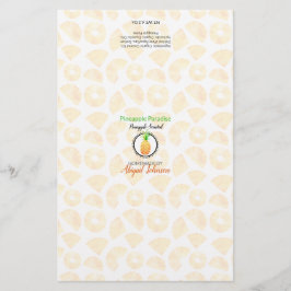 Lámina Envase de jabón de piña | Papel de línea