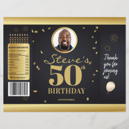 Lámina Envolturas de Bolsas de Papas Fritas para Cumpleañ