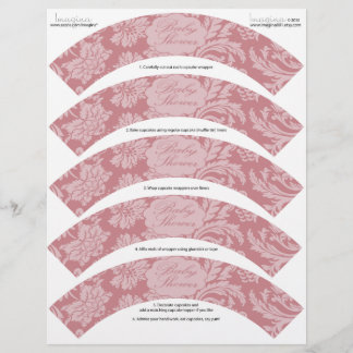 Lámina Envolturas de tarta de Baby Shower DIY de Chintz r