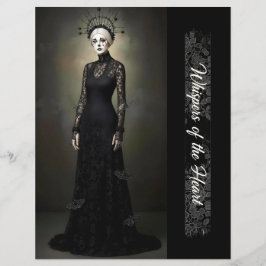 Lámina Ephemera Sheet Gothic Rose Queen