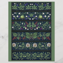 Lámina Ephemera Sheet - Woodland Moth