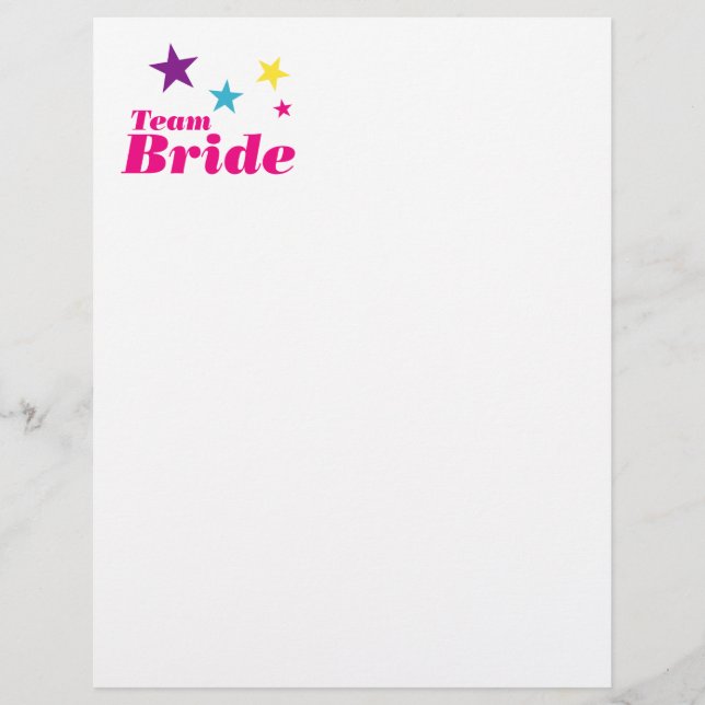 Lámina Equipo de novias (Anverso)