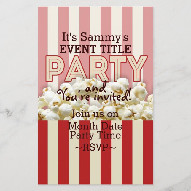 Lámina Es tu suministro Fiesta personalizado. (Anverso)