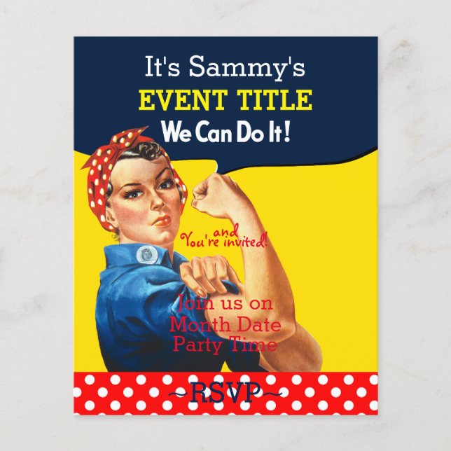 Lámina Es tu suministro personalizado de Fiesta Rosie (Anverso)