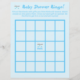 Lámina Es un Bingo de Baby Shower de Personalizable de ni