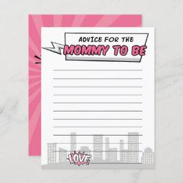 Lámina Es un consejo de Baby Shower para superhéroe de hi