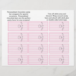 Lámina Es un envolvimiento de candelabro a rayas Chicas