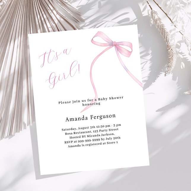 Lámina Es una invitación elegante de Baby Shower de la pr (Subido por el creador)