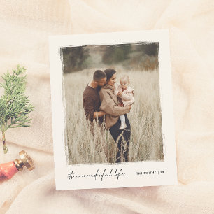 Lámina Es una vida maravillosa   Festividades fotográfica