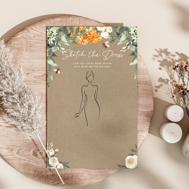 Lámina Esbozar el juego de ducha de vestimenta para novia (Subido por el creador)