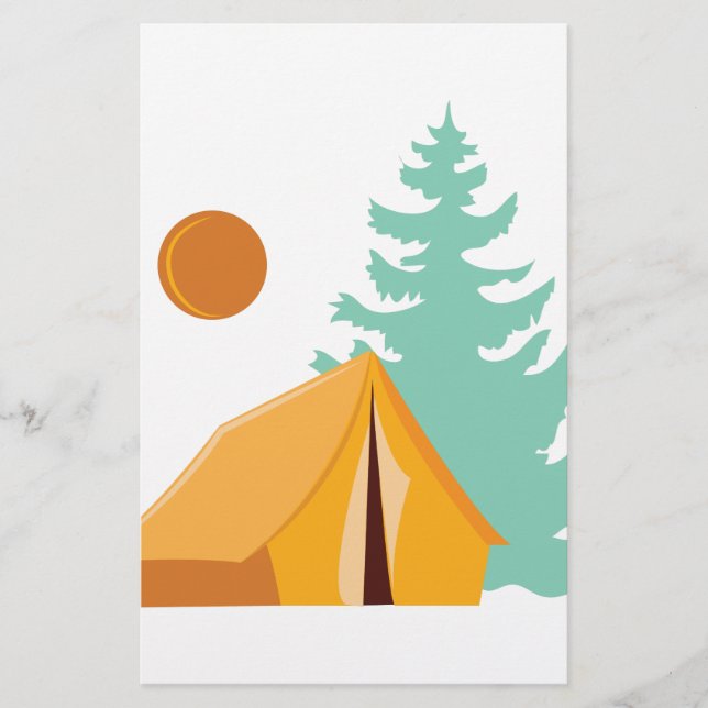 Lámina Escena De Campamento (Anverso)
