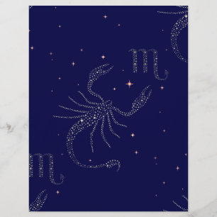 Lámina escorpión de estrellas