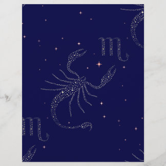 Lámina escorpión de estrellas