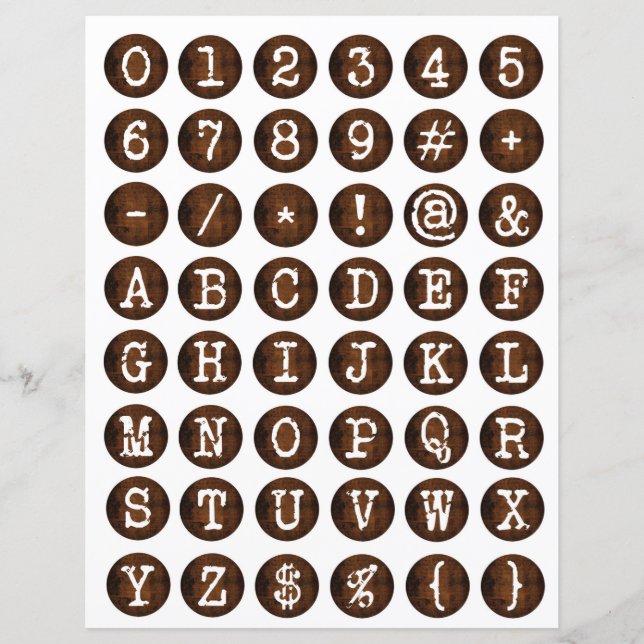 Lámina Escritora de máquinas ortopédicas de cartas antigu (Anverso)