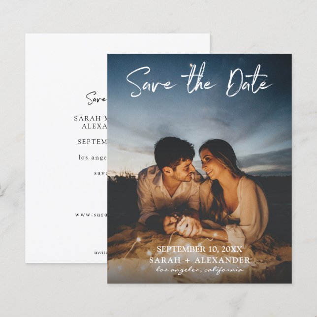 Lámina Escritura a mano de fotos de presupuesto Vert Guar (Anverso / Reverso)