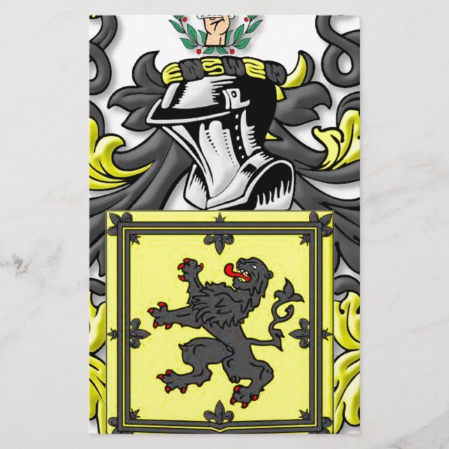 Lámina Escudo de armas de Buchanan (Anverso)
