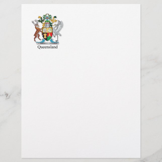 Lámina Escudo de armas de Queensland (Anverso)