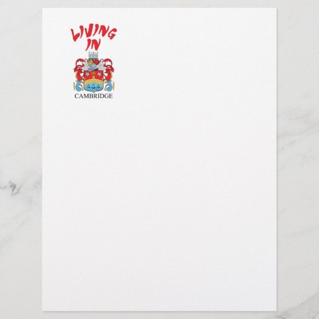 Lámina Escudo de Cambridge (Anverso)