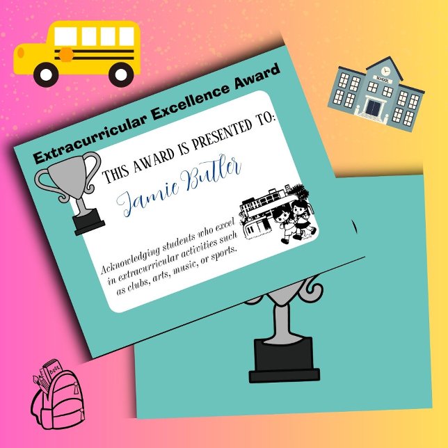 Lámina Escuela de Certificación de Excelencia (extra curricular)