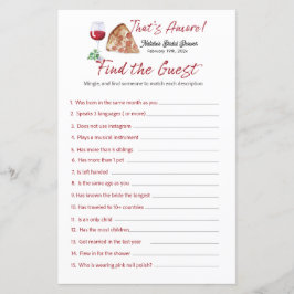 Lámina Ese es el juego de ducha de novias de Bingo