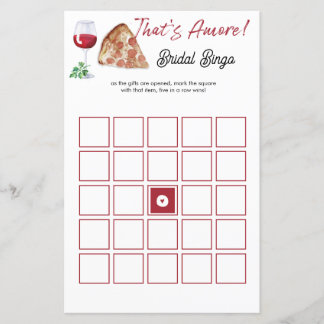 Lámina Ese es el juego de ducha de novias de Bingo