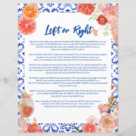 Lámina Eso es más una ducha de novia Partida izquierda o 