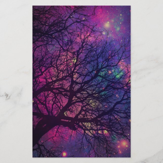 Lámina Espacio de árbol x (Anverso)