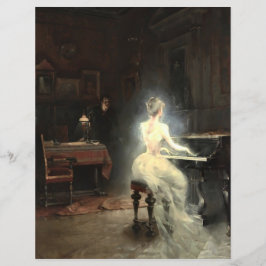 Lámina Espíritu de George Roux 1885 Papel de cuaderno