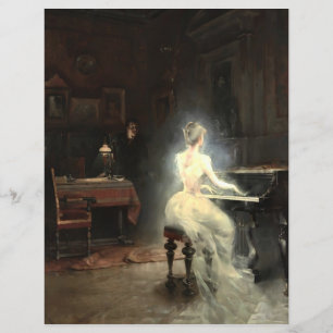 Lámina Espíritu de George Roux 1885 Papel de cuaderno