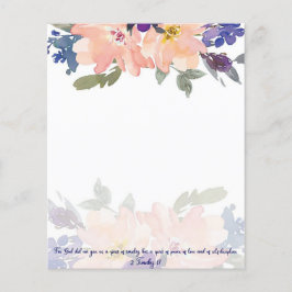 Lámina Espíritu del fondo floral de la acuarela rosa del