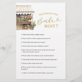 Lámina Está fuera del mercado y conoce mejor a la novia