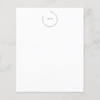 Estacionamiento comercial con logotipo de monogram