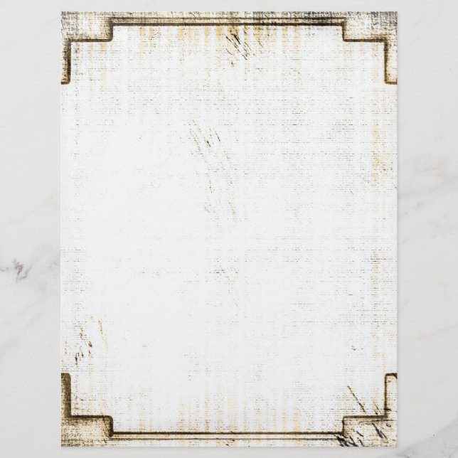 Lámina Estacionamiento de papel viejo y viejo (Anverso)