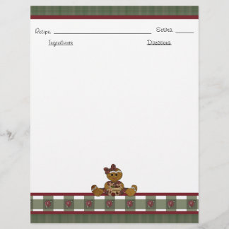 Lámina Estacionamiento del libro de recetas