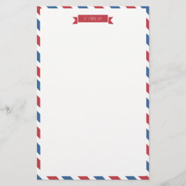 Lámina Estacionamiento Rojo, Blanco Y Azul Sin Bordes