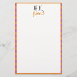 Lámina Estacionamiento Rojo Y Naranja