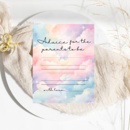 Lámina Estamos en el Baby Shower de consejos de la nube 9