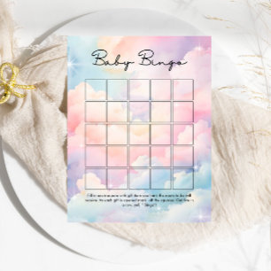 Lámina Estamos en juego de Baby Shower de nueve bingo beb