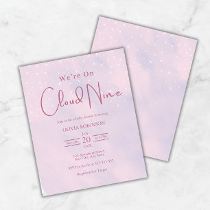 Lámina Estamos en la Invitación de Baby Shower Dreamy Pin