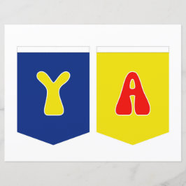 Lámina Estandarte de Feliz Cumpleaños YA