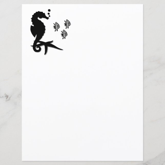 Lámina Estatua de caballito de mar (Anverso)