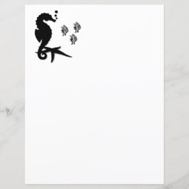 Lámina Estatua de caballito de mar