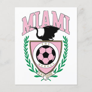 Lámina Estilo de diversidad de fútbol de Miami