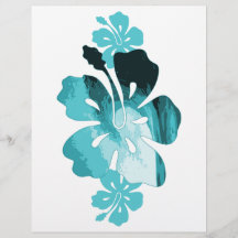 Estilo de surf hibiscus