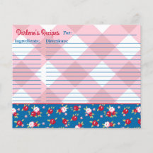 Estilo rústico chic floral y a cuadros personaliza