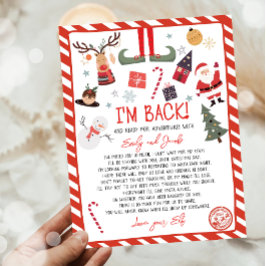 Lámina Estoy de vuelta Navidades de la carta de llegada d