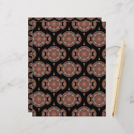 Lámina Estrella bohemia al atardecer de Safari cae Mandal