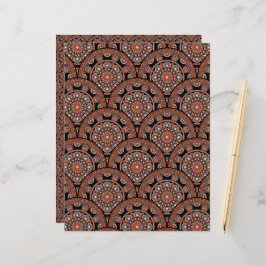 Lámina Estrella bohemia Safari Sunset Cae Mandala Art Dec