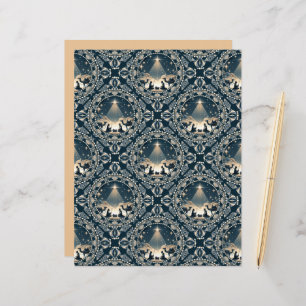 Lámina Estrella de maravilla Mandala Natividad Tile geomé