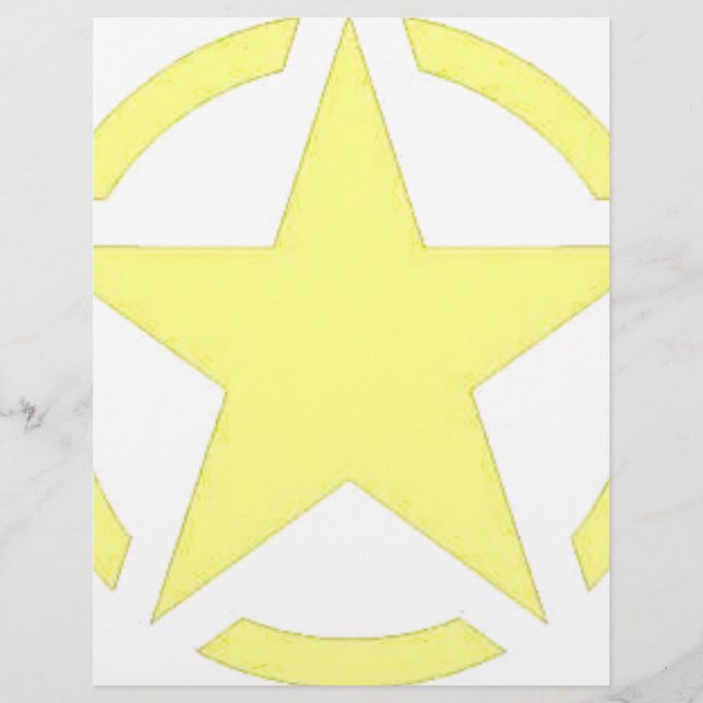 Lámina estrella del ejército (Anverso)